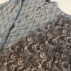 Lot of TWO Stetson Men's Shirts XL